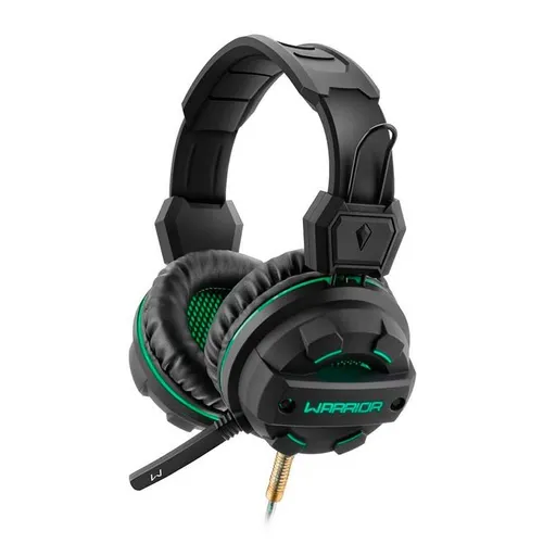 Fone De Ouvido Gamer Multi Warrior USB/P2 Led Verde, PH143
