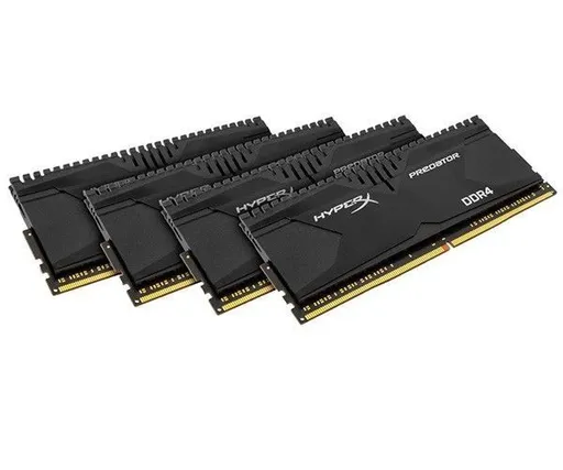 Memoria Kingston Hyperx Predator 32GB (4x8) DDR4 2400MHz Preta, HX424C12PBK4/32