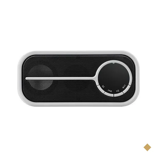 Caixa De Som Pulse By Multi Speaker Bluetooth Portatil 10W RMS Branca, SP207