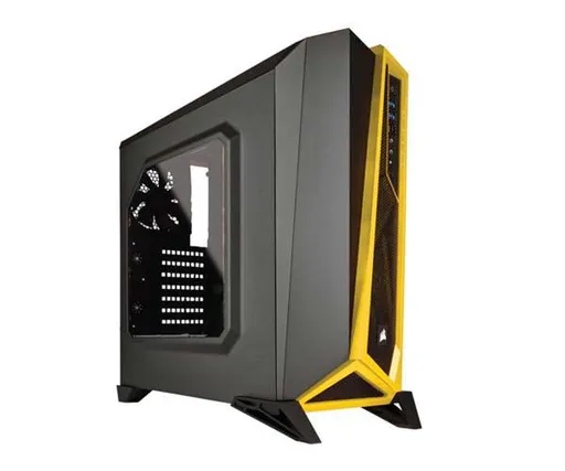Gabinete Corsair Carbide Spec-ALPHA Preto/Amarelo, CC-9011094-WW