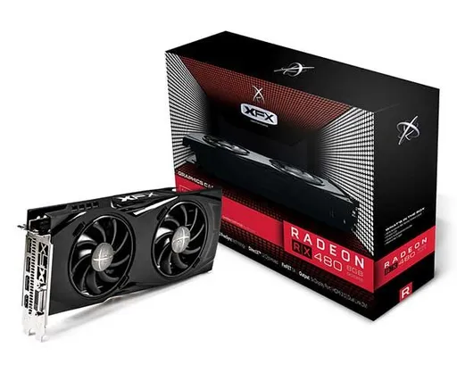 Placa de Video XFX Radeon RX 480 8GB GDDR5 GTR OC Black Edt 256-bit, RX