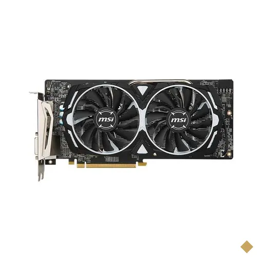Placa de Vídeo MSI RADEON RX 480 ARMOR 4G OC GDDR5 256Bit