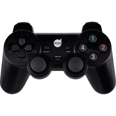 Controle Dazz Dualshock Pc Usb Preto - 621322