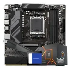 Kit Upgrade, Ryzen 7 8700F, Placa Mãe Chipset B650 DDR5, SSD 1TB, Memória…