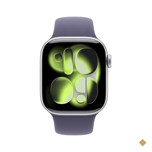 Apple Watch Series 11 (GPS + Cellular) 46 mm com Caixa Prateada de Alumínio e…