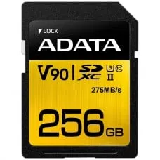 Cartão de Memória Adata Premier One 256GB UHS-II
