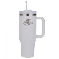 Copo Térmico Leonidas 1180ml com Canudo Branco