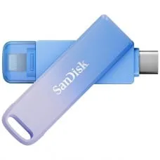 Pendrive SanDisk Creator 128GB USB-C Lightning Azul