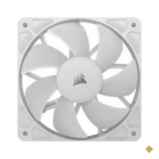 Cooler Gabinete Corsair RS120 120mm PWM Branco