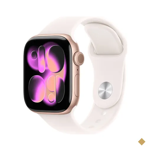 Apple Watch Series 11 (GPS, 42 mm) Caixa de Alumínio Ouro Rosa com Pulseira…