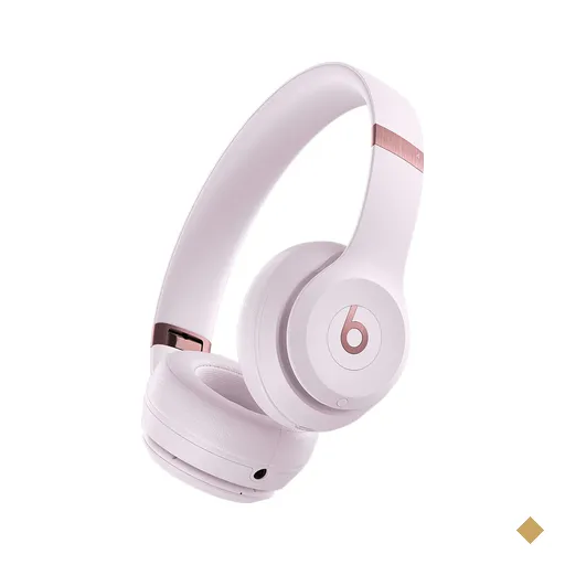 Fone de Ouvido Beats Solo 4 Supra-Auricular Sem Fio Rosa Crepúsculo