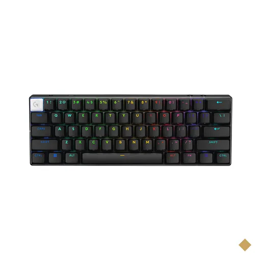 Teclado Mecânico Gamer sem fio USB Logitech G PRO X 60 Tactile Preto com…