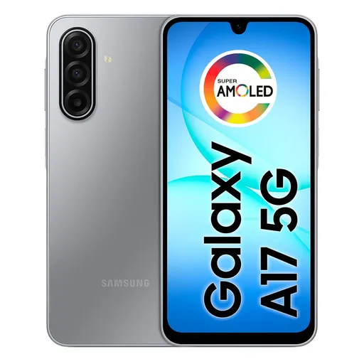 Celular Samsung Galaxy A17 5G Cinza Tela de 6.7", 128GB, 4GB RAM e Câmera…