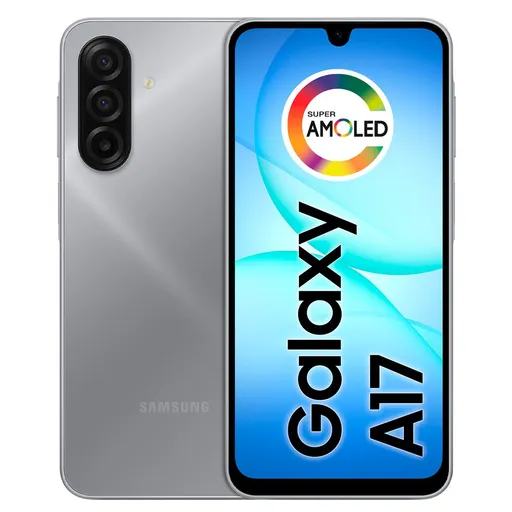 Celular Samsung Galaxy A17 4G Cinza Tela de 6.7", 128GB, 4GB RAM e Câmera…