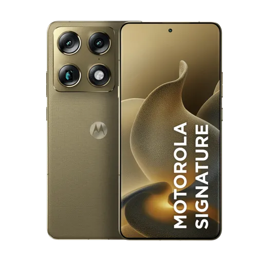 Smartphone Motorola Signature 5G Verde Oliva, 512GB, 12GB RAM, 3 Câmeras 50MP…