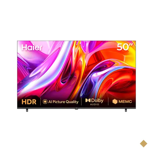Smart TV 4K Haier 50" Polegadas com Google TV e Wi-Fi