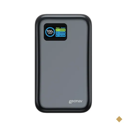 Power Bank Geonav 65W para Notebooks, Tablets e Smartphones