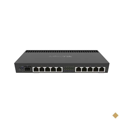 Roteador MIKROTIK RB4011IGS+RM 10 portas gigabit +1 porta SFP+ L5