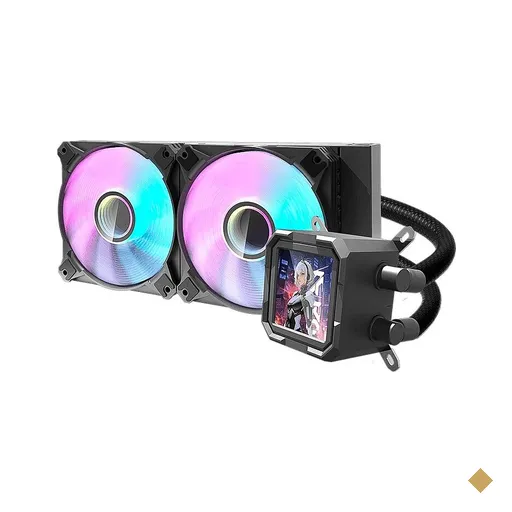 Water Cooler para Processador darkFlash DV240S ARGB - Preto