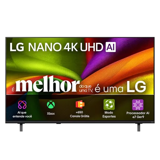 Smart TV LG Nano Cell UHD 4K 43" Polegadas com Wi-Fi
