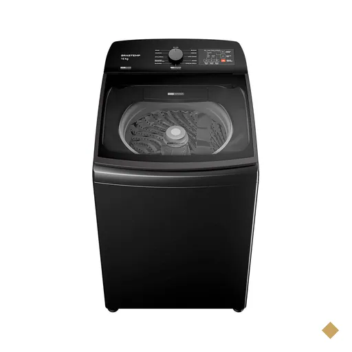 Lavadora de Roupas Brastemp 16Kg Cinza Platinum com 12 Programas de Lavagem com…