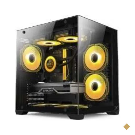 Gabinete Gamer BRX Xtreme Glacier Mini Tower 3 Fans
