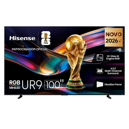 Smart TV 4K Hisense Mini LED RGB 100" Polegadas 100UR9SG com IMAX Enhanced…