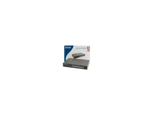 D-Link 16P 10/100Mbps Unmanaged SOHO/Workgroup Switch DES-1016D