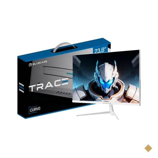 Monitor Bluecase Gamer 23,8″ LED Curvo Trace (1920x1080, HDMI, 75Hz) Branco