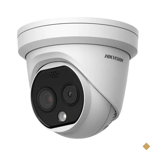 Câmera IP Hikvision DS-2TD1228-2/QA Termográfica Bispectral 4MP