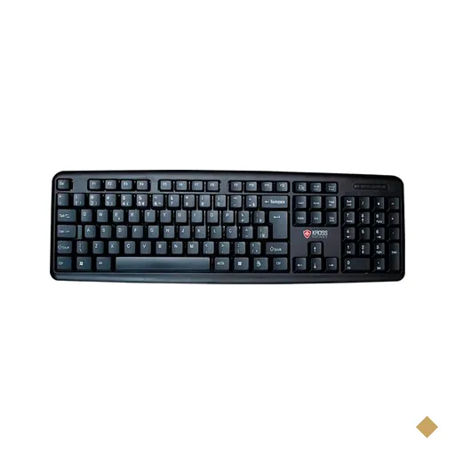 Teclado Kross Elegance, ABNT2, USB, Preto