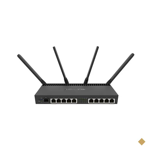 Roteador 10 Portas dual-band RB4011IGS+5HACQ2HND-IN Mikrotik