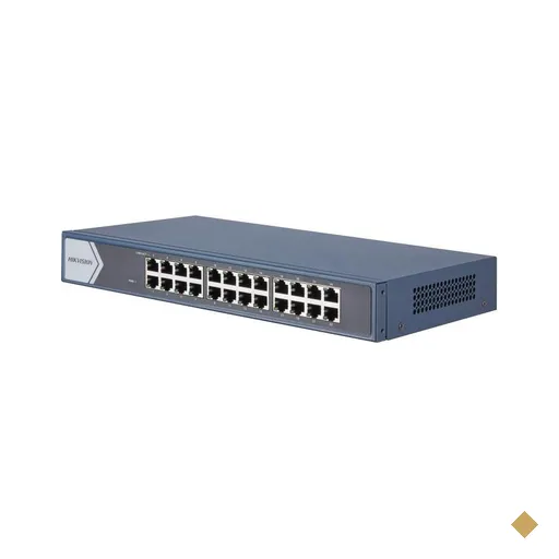 SWITCH 24 PORTAS GIGABIT DS-3E0524-E(B) - HIKVISION