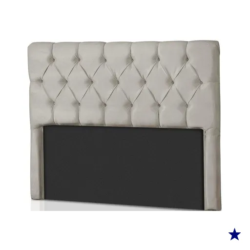 Cabeceira Cama Box Estofada Queen ProDormir Califórnia Suede Bege - Probel