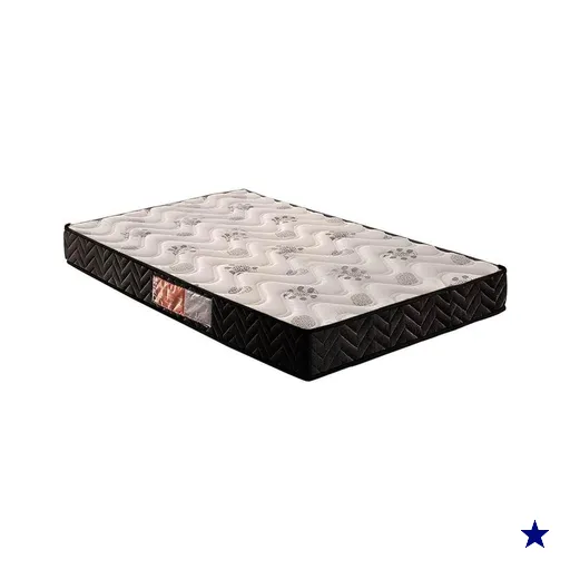 Colchão Solteiro Espuma D33 Pasquale Black (78x188x20) - Paropas
