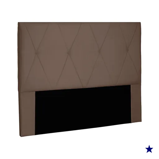 Cabeceira Solteiro 0,90m Aquilla Suede Caramelo - Pallazio
