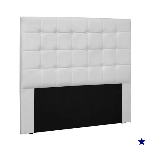 Cabeceira Solteiro 0,90m Verona Corano Branco - Pallazio