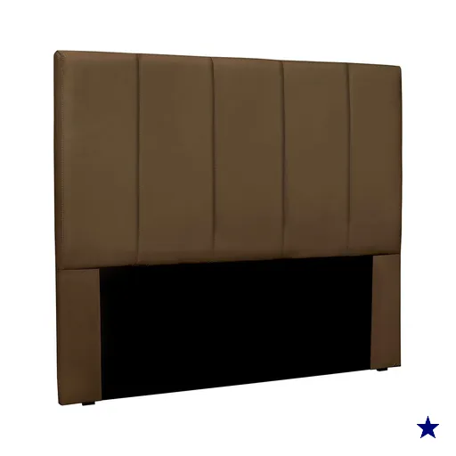 Cabeceira Solteiro 0,90m Sevilha Suede Caramelo - Pallazio