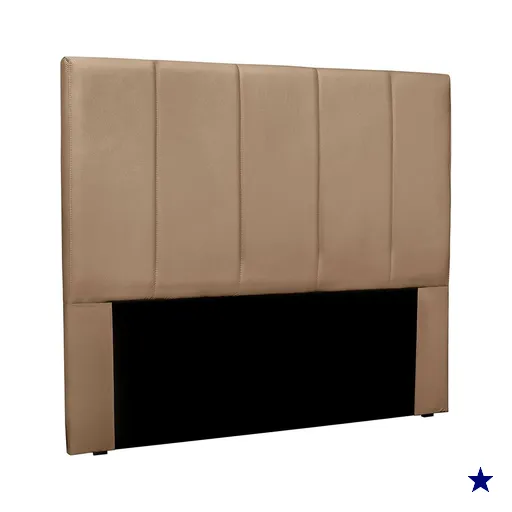 Cabeceira Solteiro 0,90m Sevilha Suede Bege - Pallazio