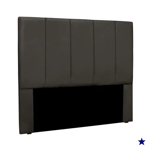 Cabeceira Solteiro 0,90m Sevilha Suede Cinza - Pallazio