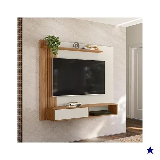Painel Suspenso Para TV 65 Polegadas 5450 Nature Off White PLLA