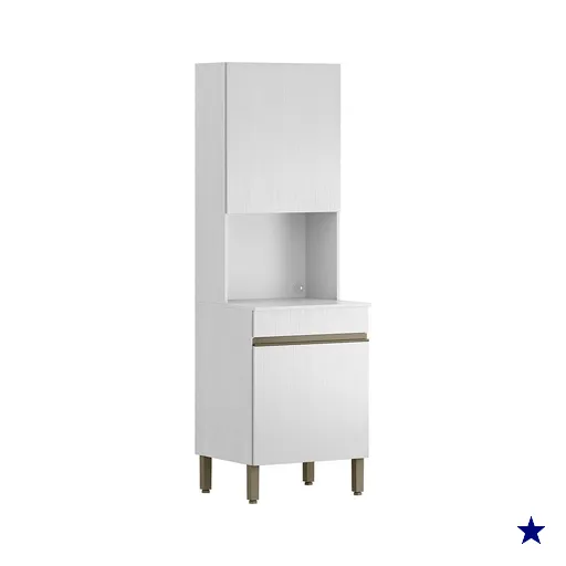 Paneleiro Microondas 2 Portas 193x60 cm Line Supremo KTP