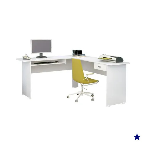 Mesa de Escritório Cannes 1 GV Branca
