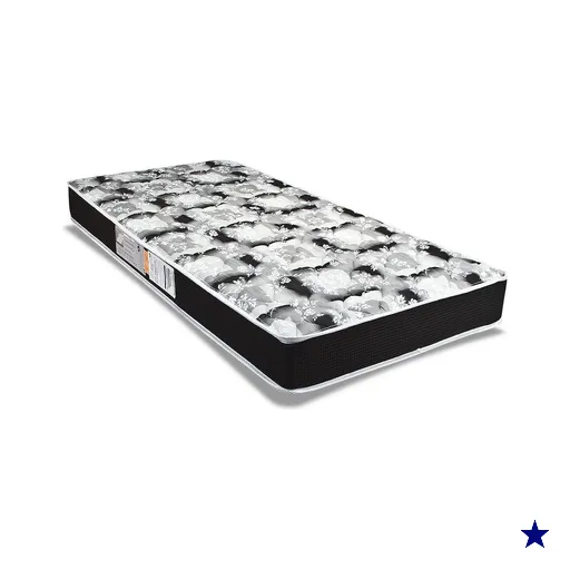 Colchão Solteiro Espuma D33  Supreme Black (88x188x14) - Luckspuma