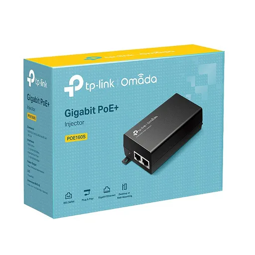 TP-LINK TL-POE160S OMADA POE+ INJECTOR GIGABIT 30W