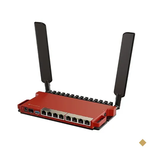 ROTEADOR ROUTERBOARD L009UIGS-2HAXD-IN 800MHZ 512MB RAM - MIKROTIK