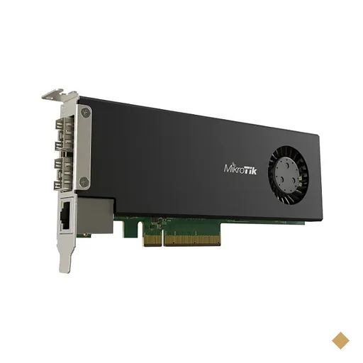 Placa de interface de rede PCIe inteligente - CCR2004-1G-2XS-PCIe - Mikrotik