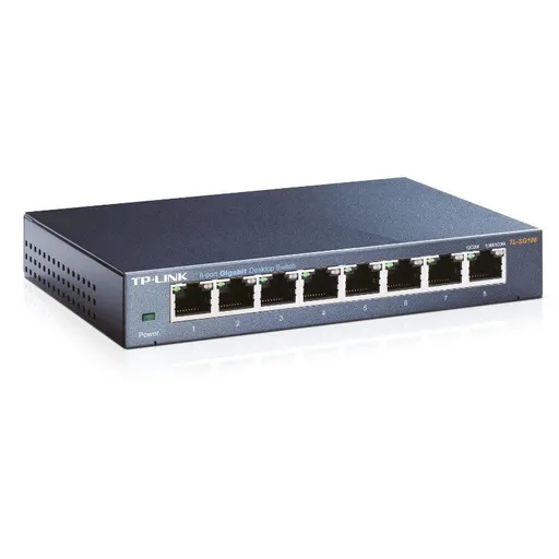 Switch 8 Portas 10 /100 / 1000mbps Desktop Tp-link Tl-sg108
