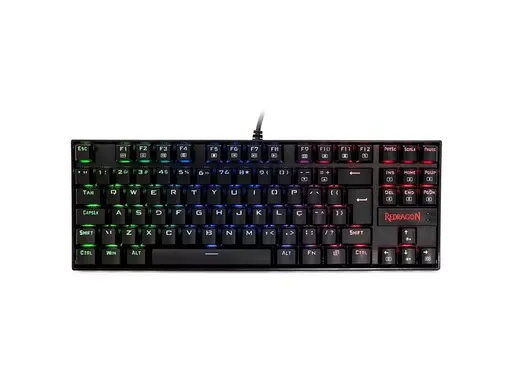 Teclado Mecânico Gamer Redragon RGB Kumara com Switch Outemu Red ABNT2