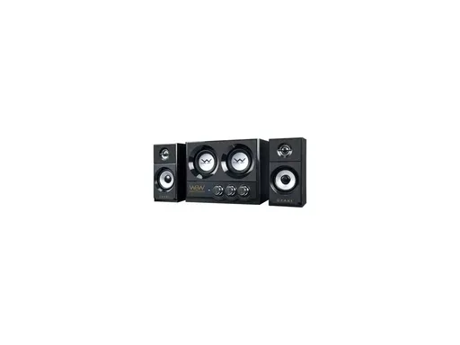 Ozaki Wooden Subwoofer (25W RMS) Dual Bass 2.2 CH